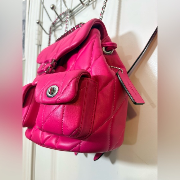 RARE Dragon Fruit Coach Pillow Madison Backpack - FULL SET - Picture 6 of 15